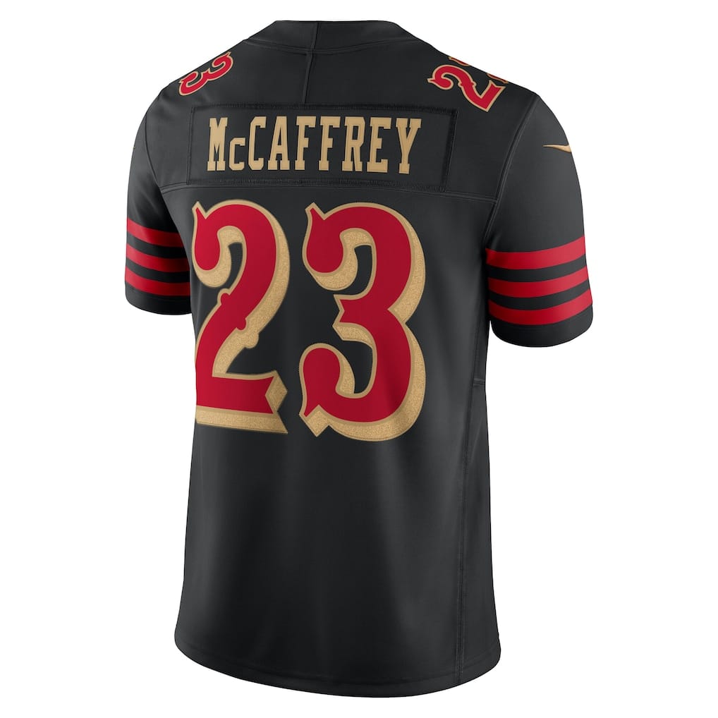 Camisa San Francisco 49ers Christian McCaffrey Preta