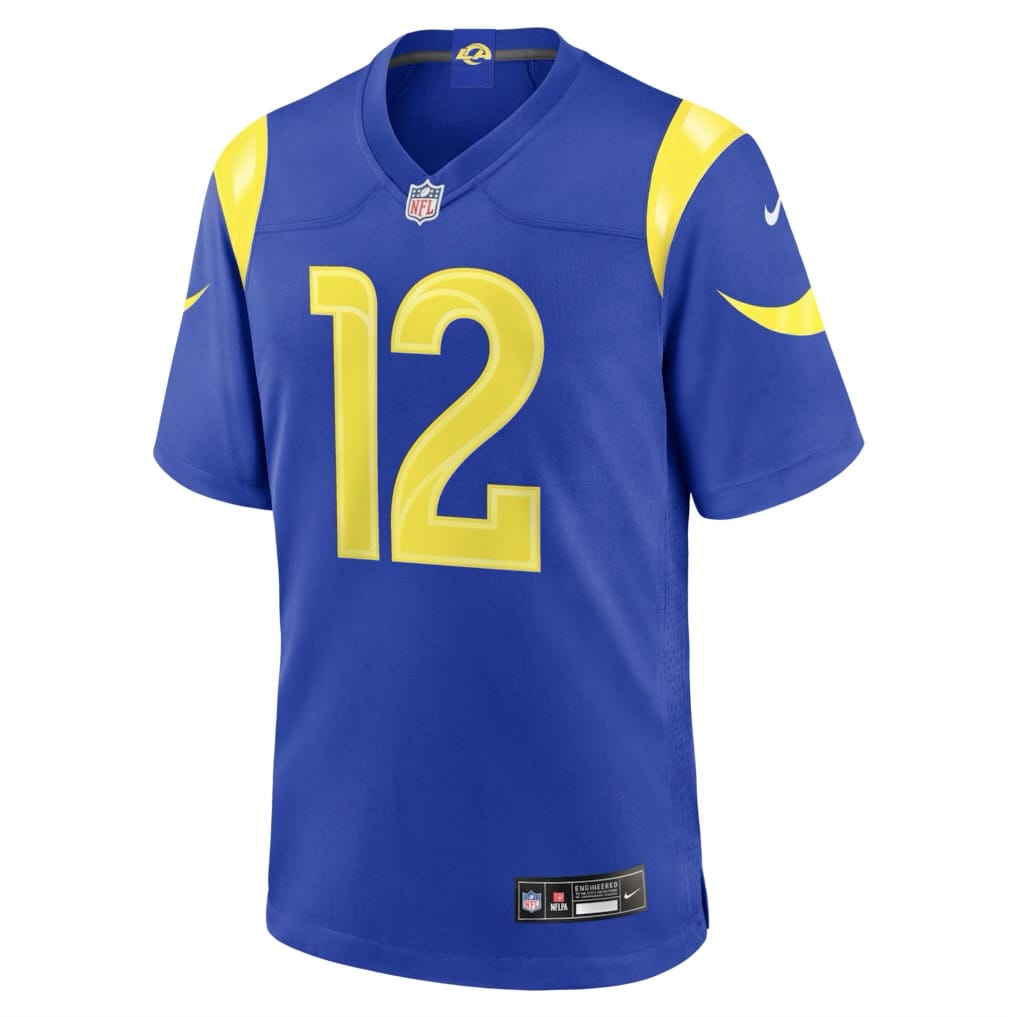 Camisa Los Angeles Rams Puka Nacua Azul