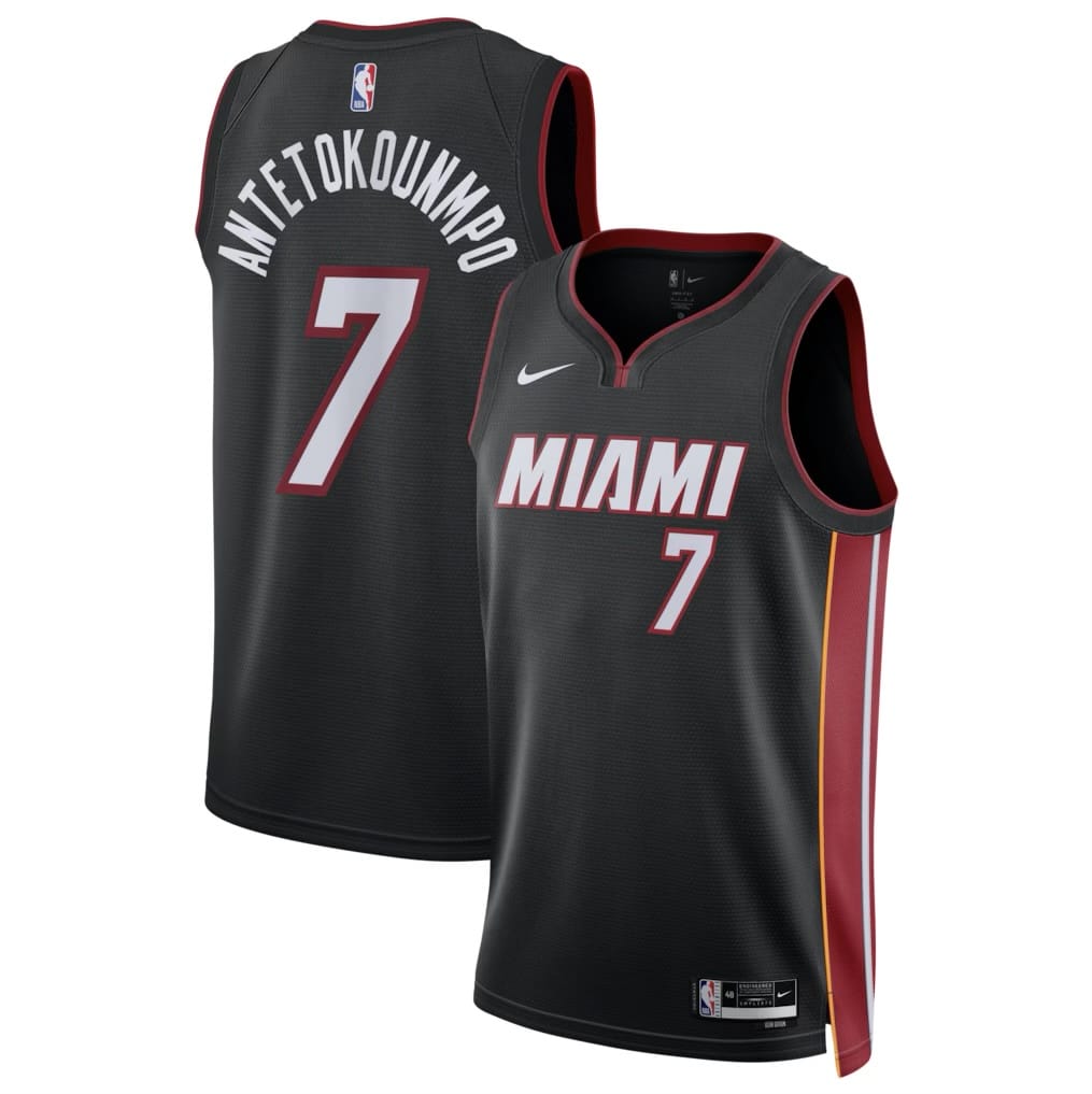 Regata Miami Heat Giannis Antetokoumpo Icon Edition