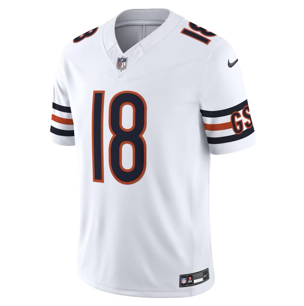 Camisa Chicago Bears Caleb Williams Branca