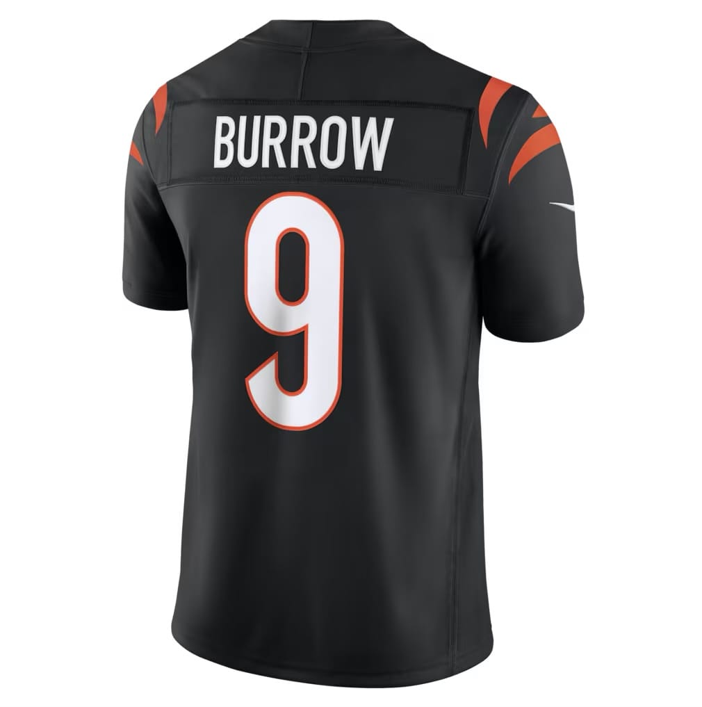 Camisa Cincinnati Bengals Joe Burrow Preta