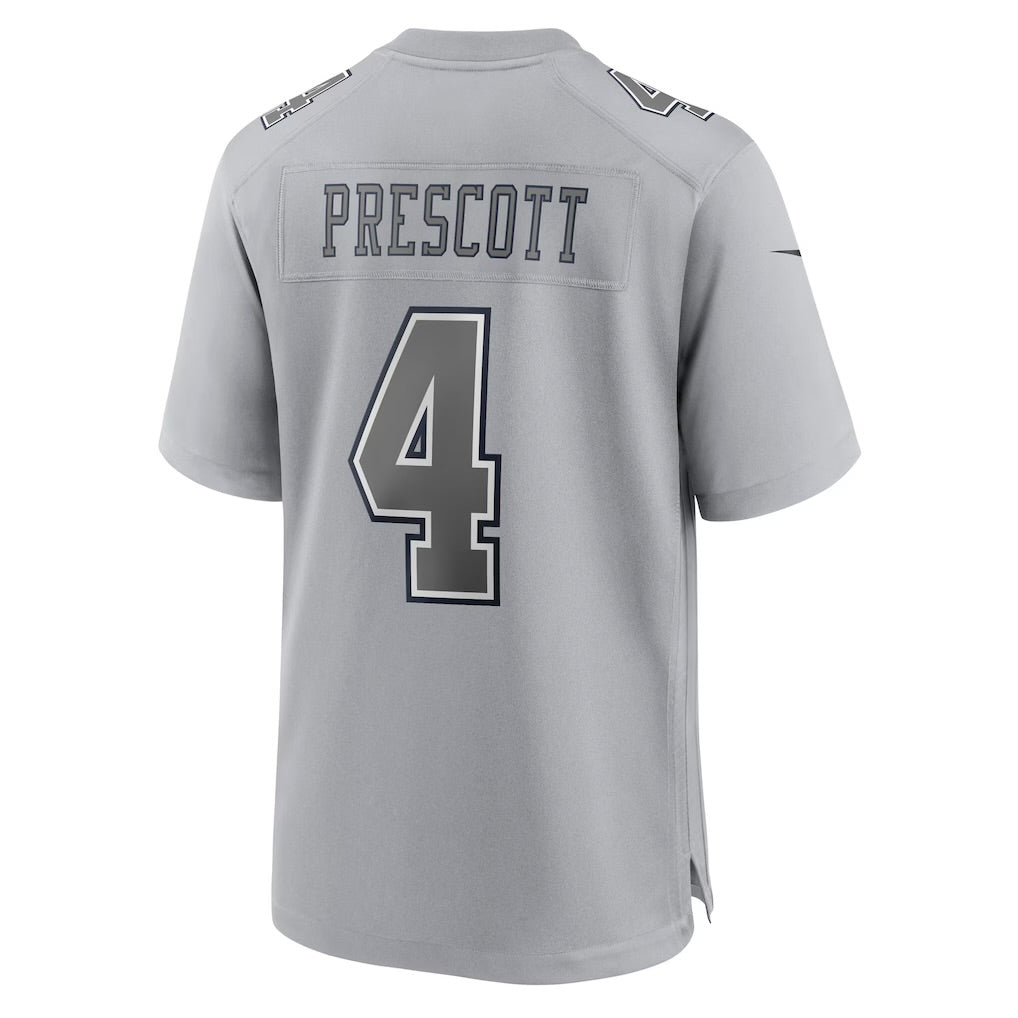 Camisa Dallas Cowboys Dak Prescott Cinza