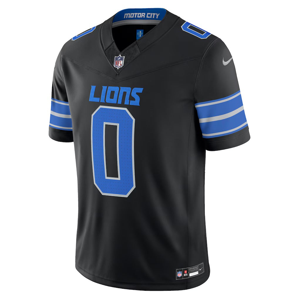 Camisa Detroit Lions Jahmyr Gibbs Preta