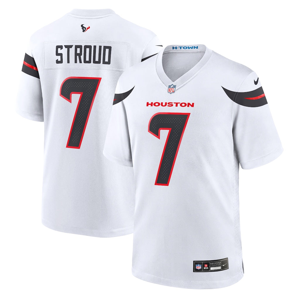 Camisa Houston Texans C. J. Stroud Branca