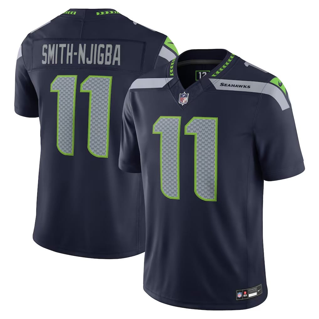 Camisa Seattle Seahawks Jaxon Smith-Njigba Azul