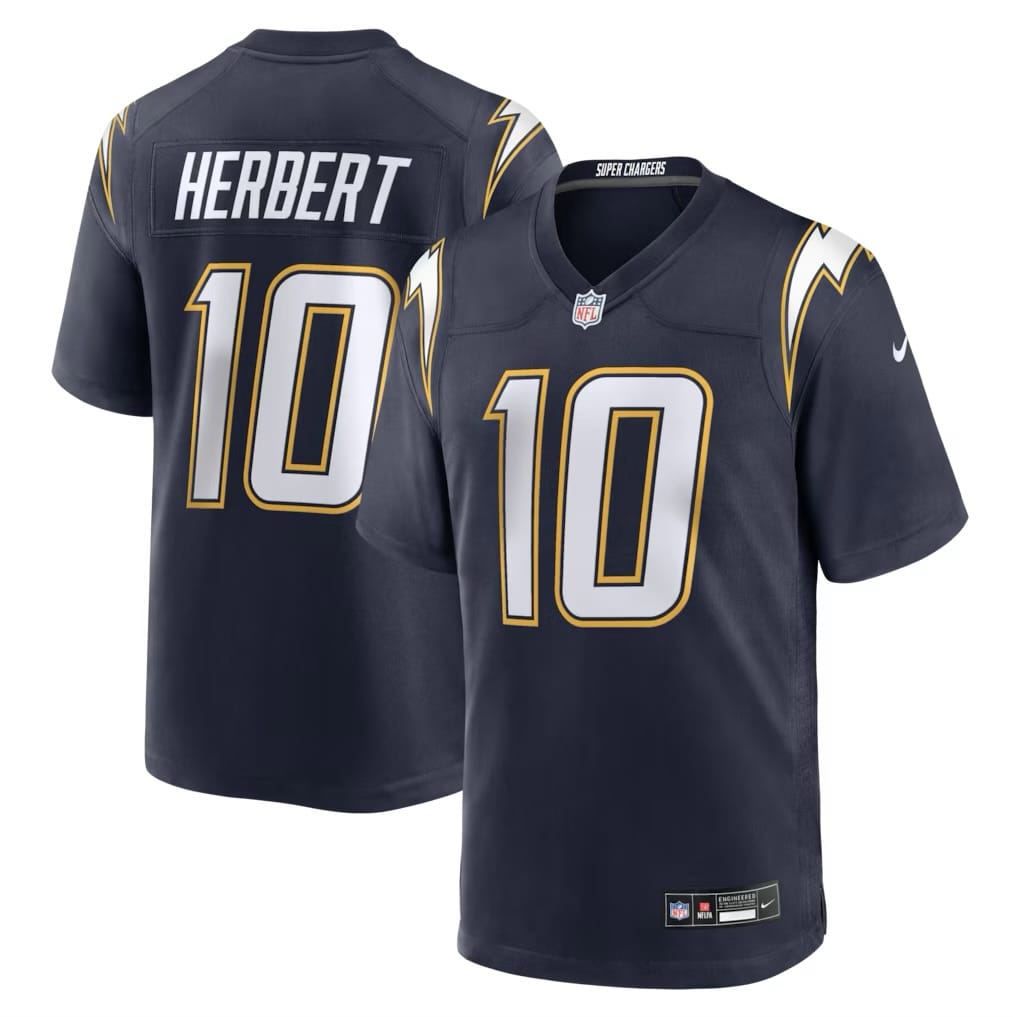 Camisa Los Angeles Chargers Justin Herbert Azul