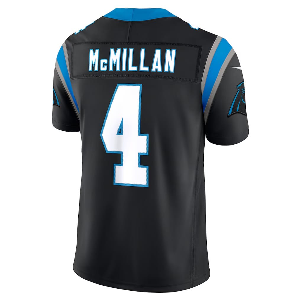 Camisa Carolina Panthers Tetairoa McMillan Preta