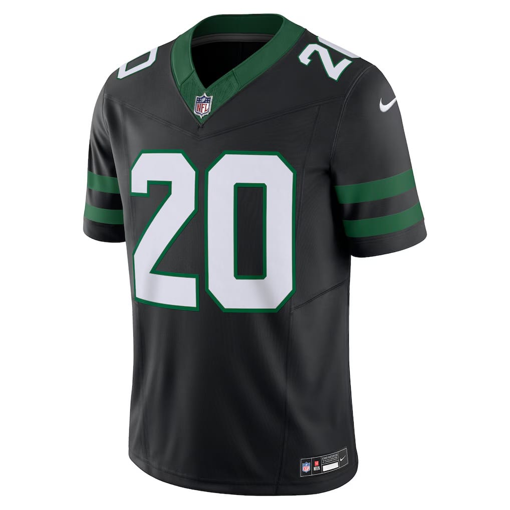Camisa New York Jets Breece Hall Preta