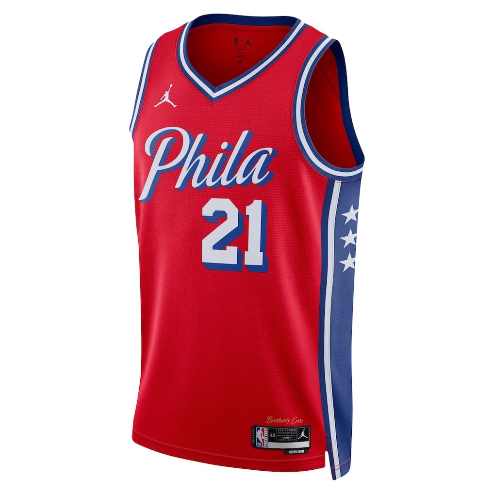Regata Philadelphia 76ers Joel Embiid Statement Edition