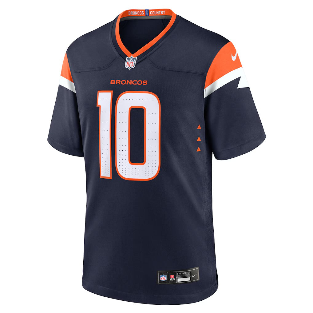Camisa Denver Broncos Bo Nix Azul