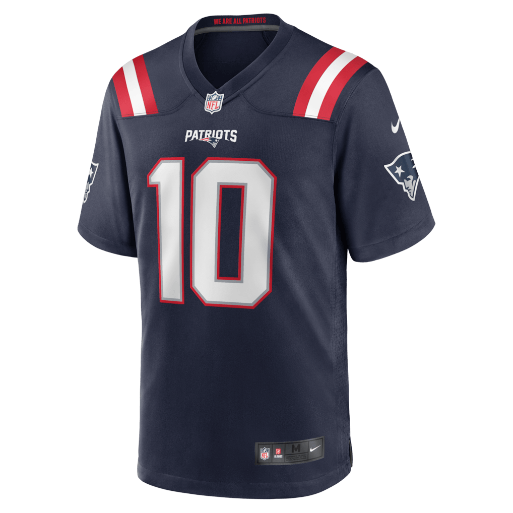 Camisa New England Patriots Drake Maye Azul