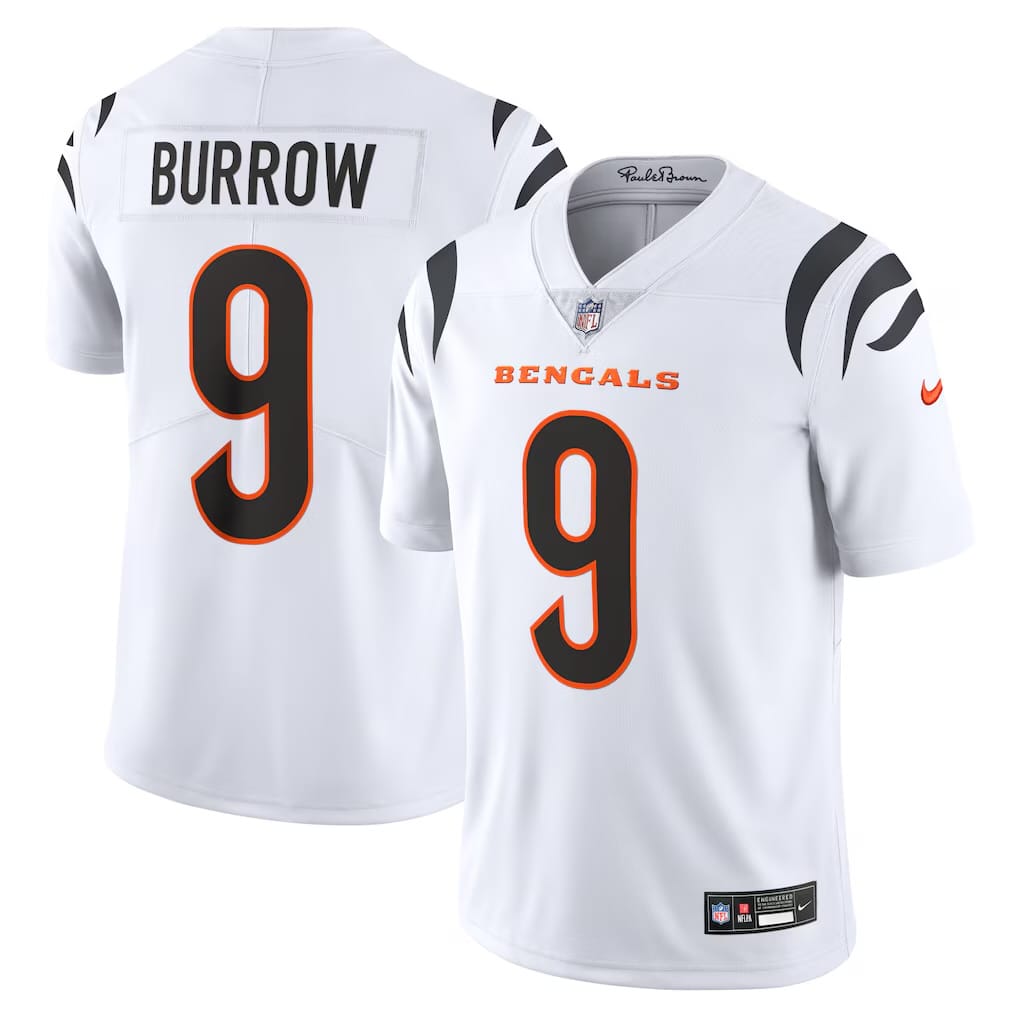 Camisa Cincinnati Bengals Joe Burrow Branca