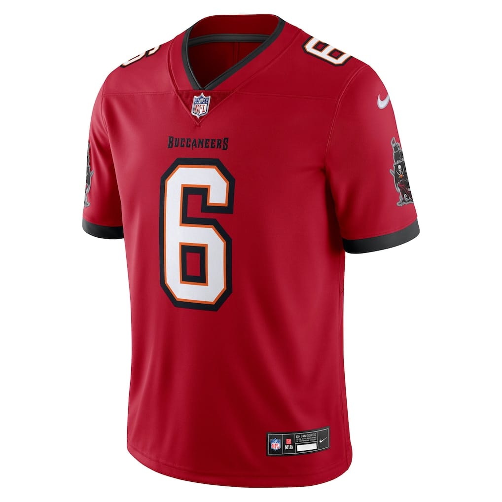 Camisa Tampa Bay Buccaneers Baker Mayfield Vermelha