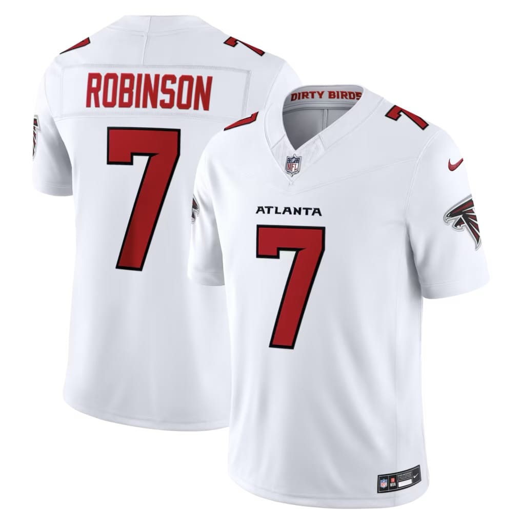 Camisa Atlanta Falcons Bijan Robinson Branca