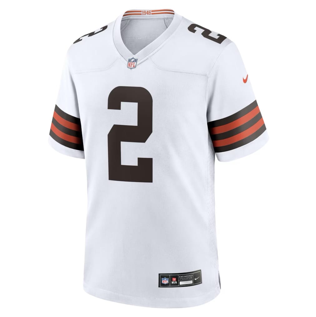 Camisa Cleveland Browns Shereur Sanders Branca