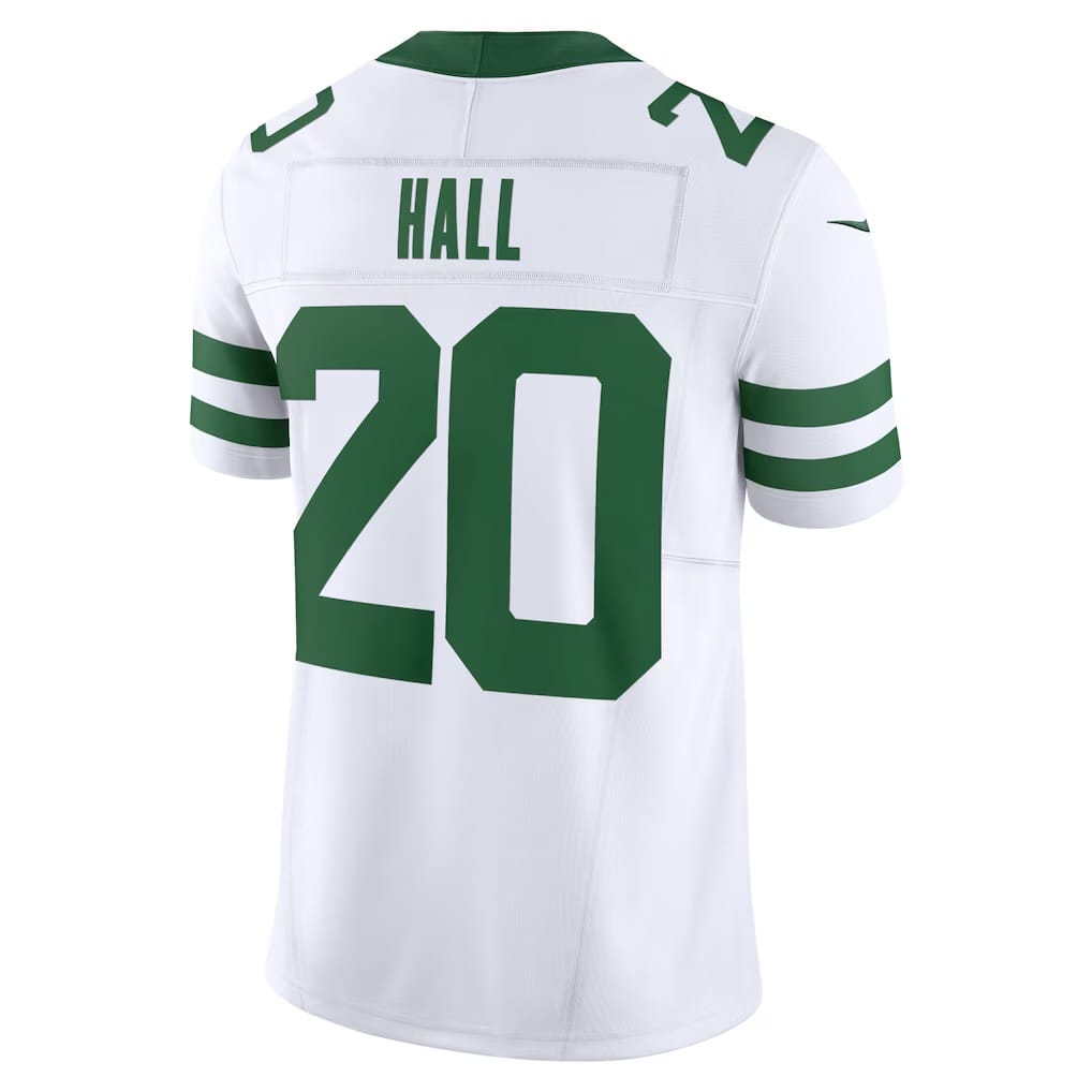 Camisa New York Jets Breece Hall Branca