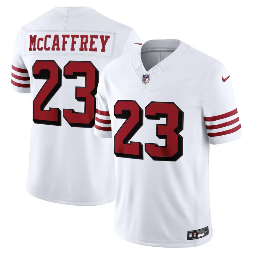 Camisa San Francisco 49ers Christian McCaffrey Branca