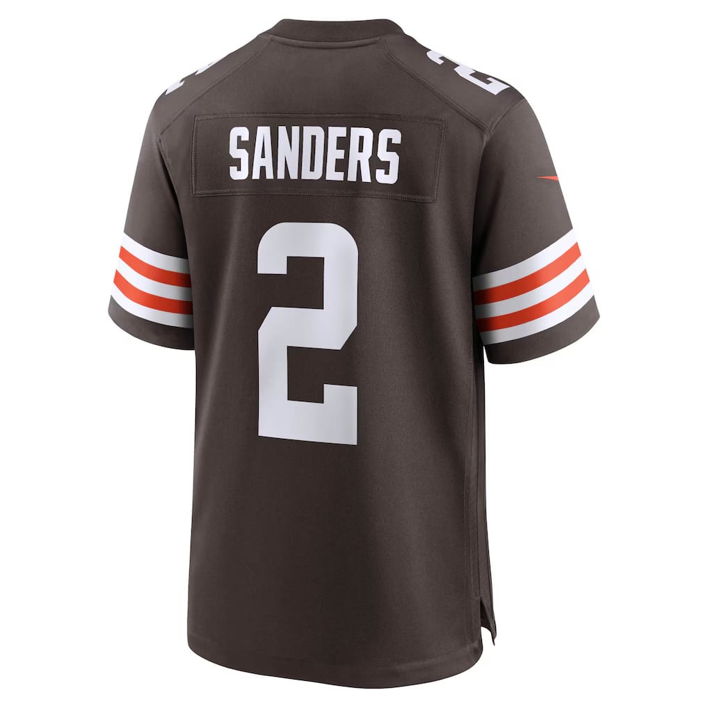 Camisa Cleveland Browns Shedeur Sanders Marrom