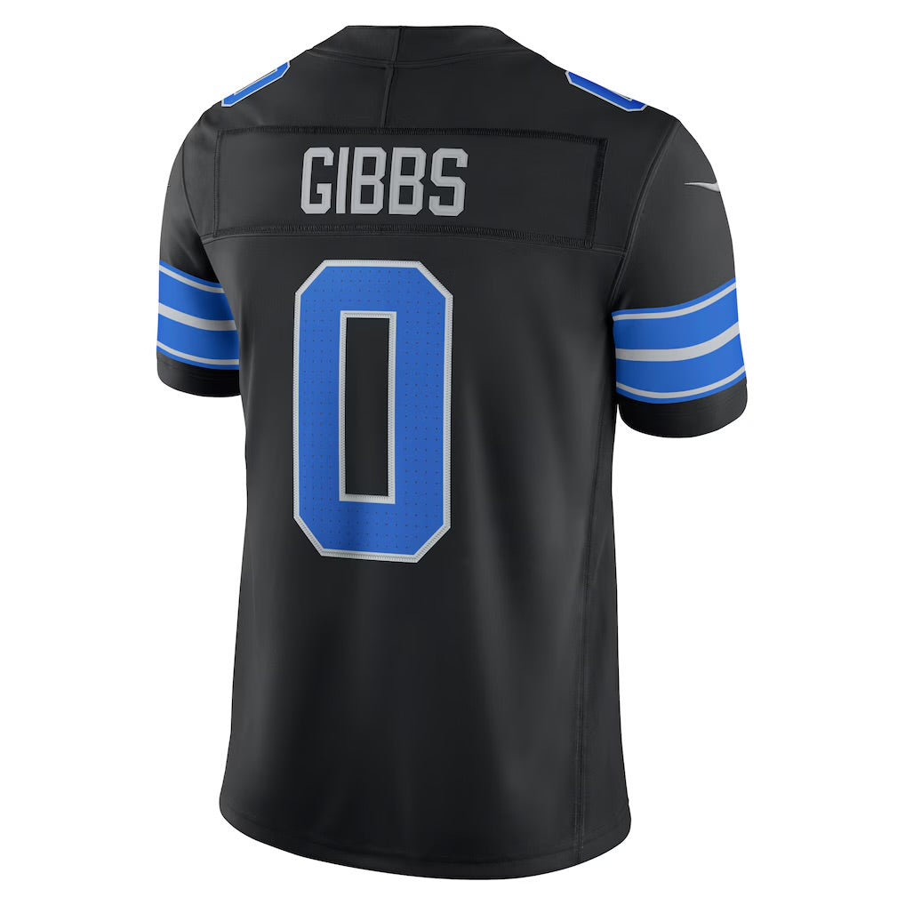 Camisa Detroit Lions Jahmyr Gibbs Preta