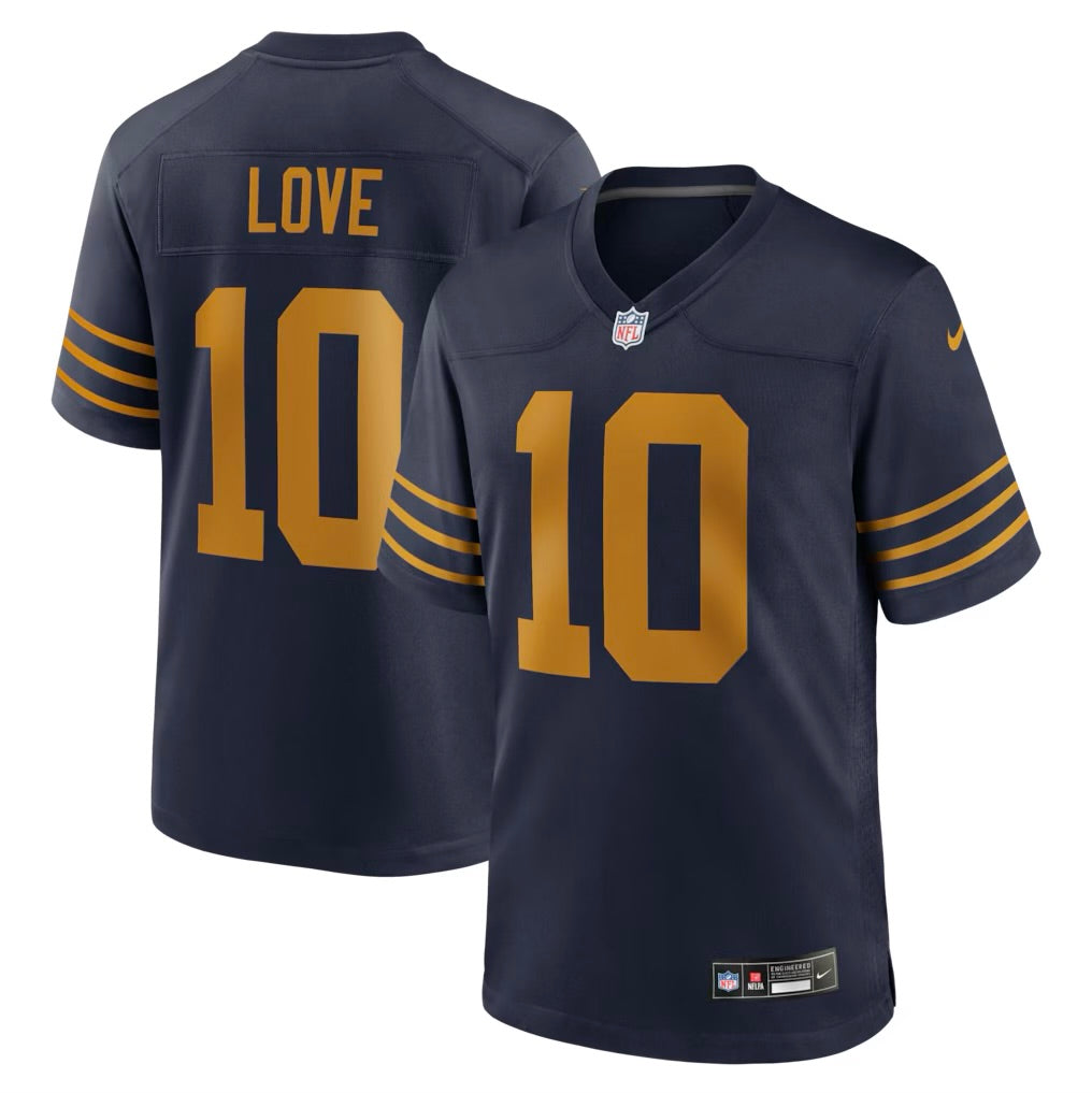 Camisa Green Bay Packers Jordan Love Azul