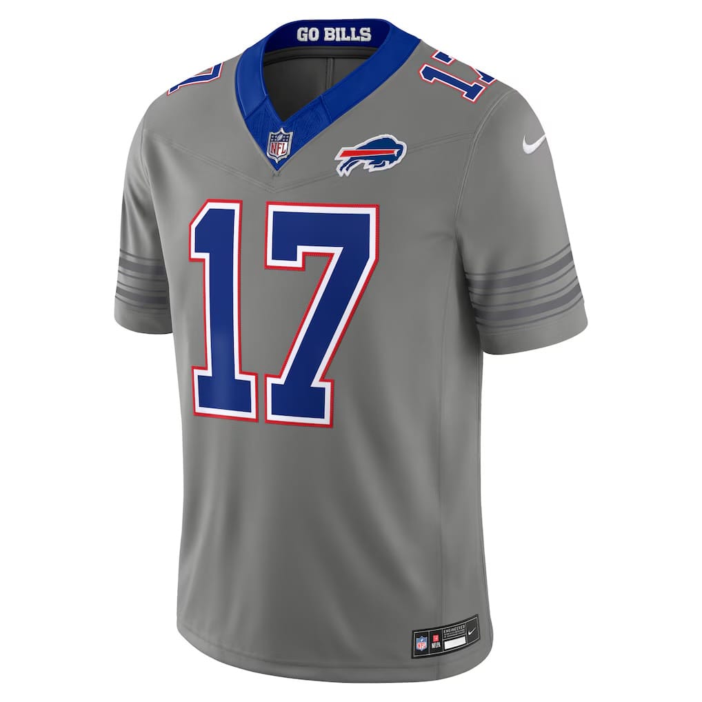 Camisa Buffalo Bills Josh Allen Cinza