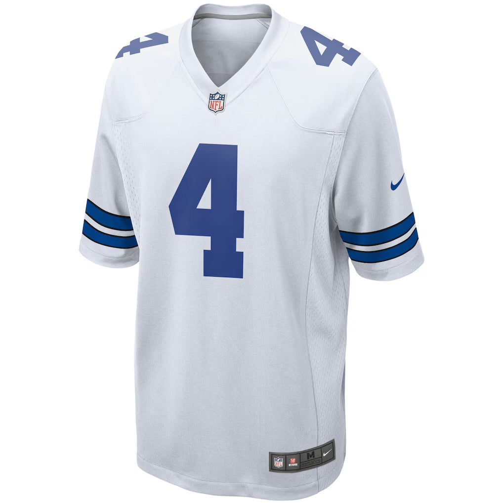 Camisa Dallas Cowboys Dak Prescott Branca