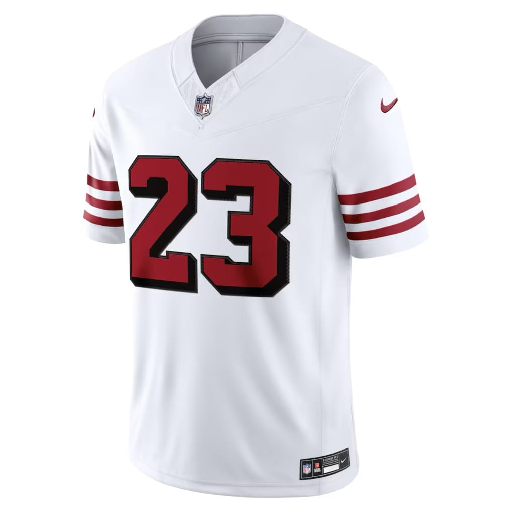 Camisa San Francisco 49ers Christian McCaffrey Branca