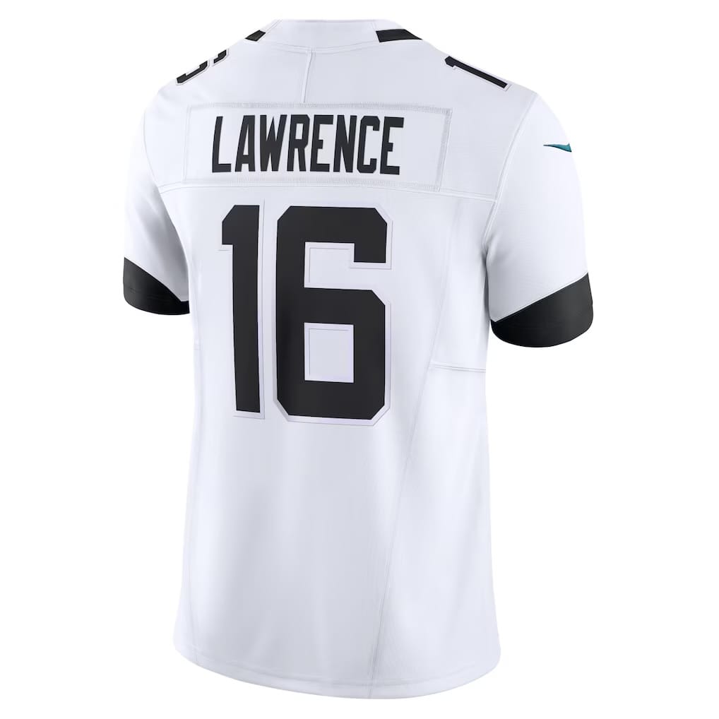 Camisa Jacksonville Jaguars Trevor Lawrance Branca