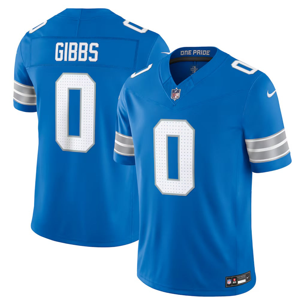 Camisa Detroit Lions Jahmyr Gibbs Azul