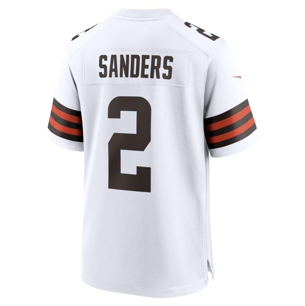 Camisa Cleveland Browns Shereur Sanders Branca