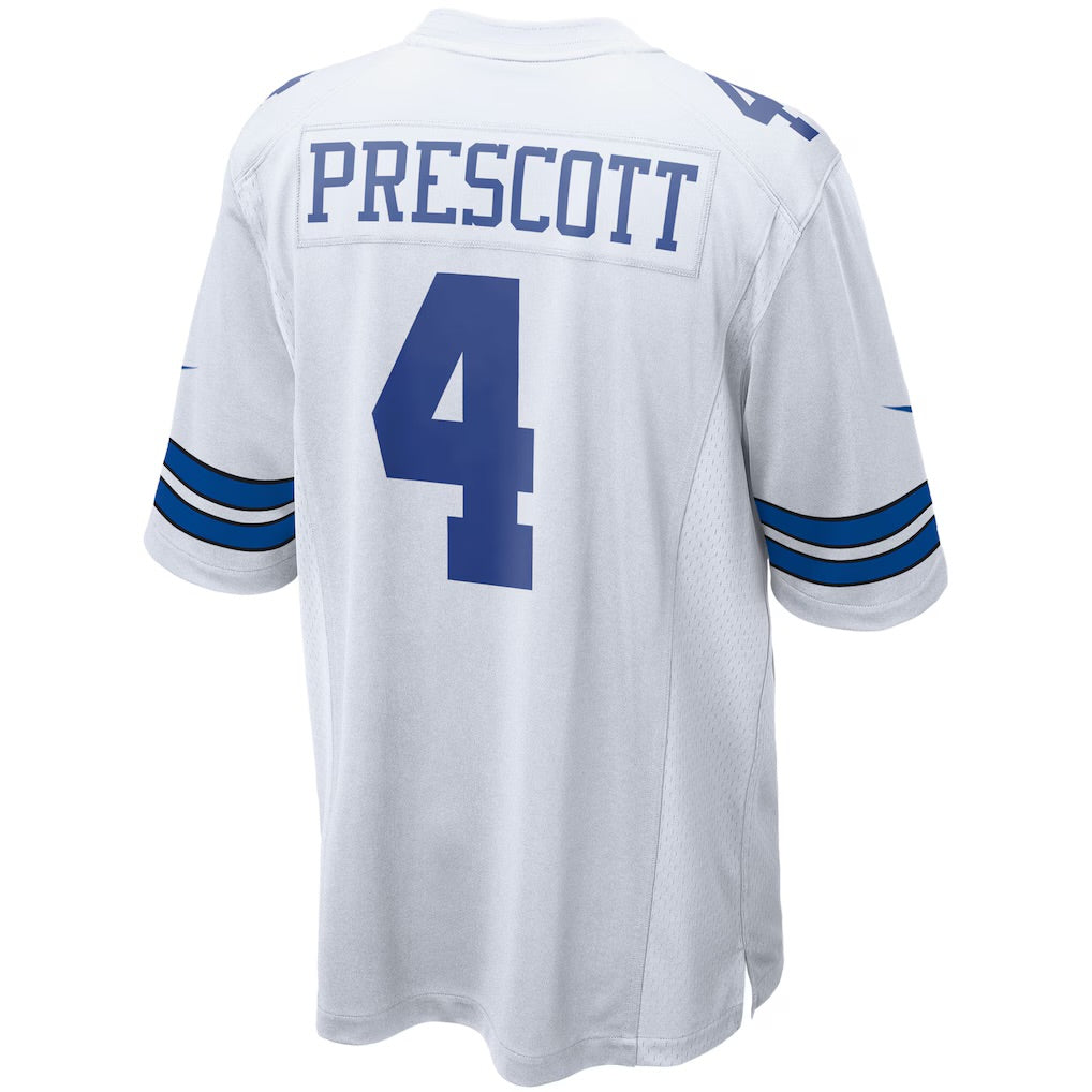 Camisa Dallas Cowboys Dak Prescott Branca