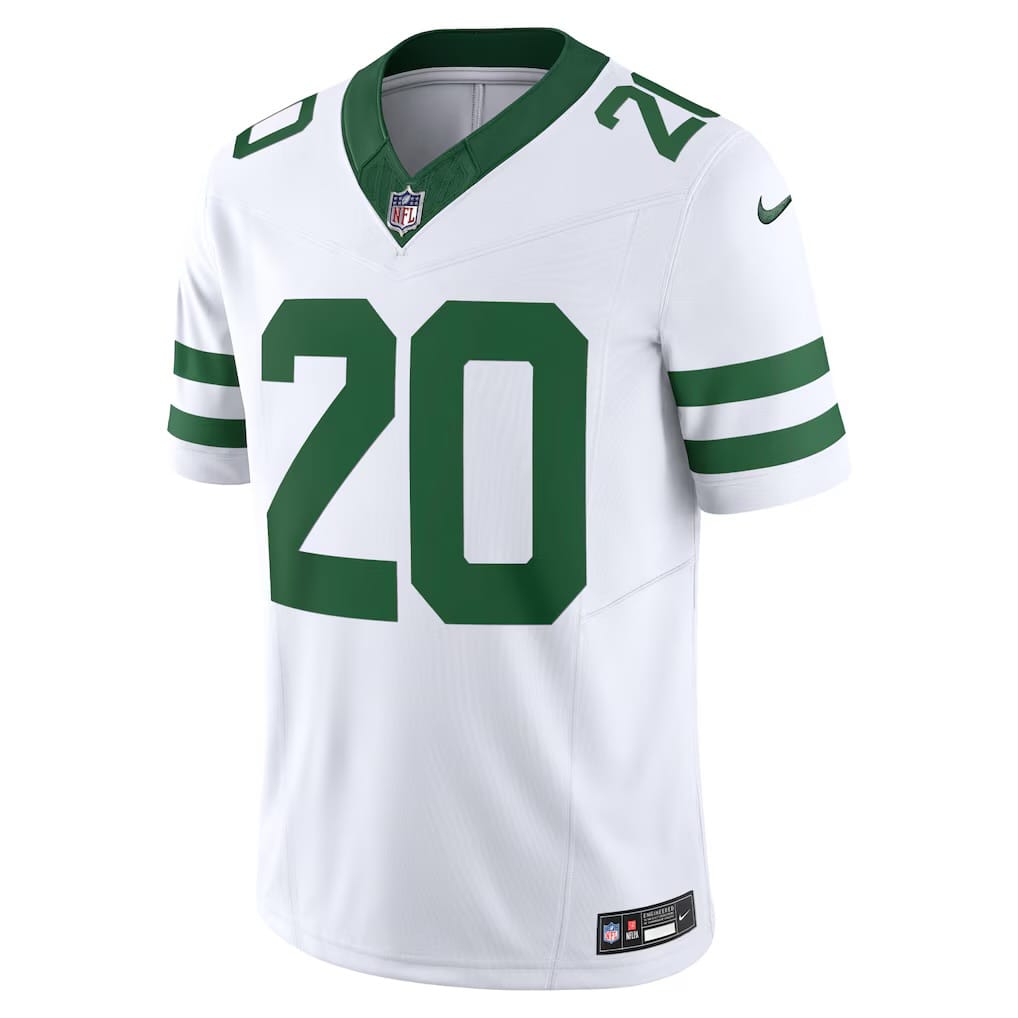 Camisa New York Jets Breece Hall Branca