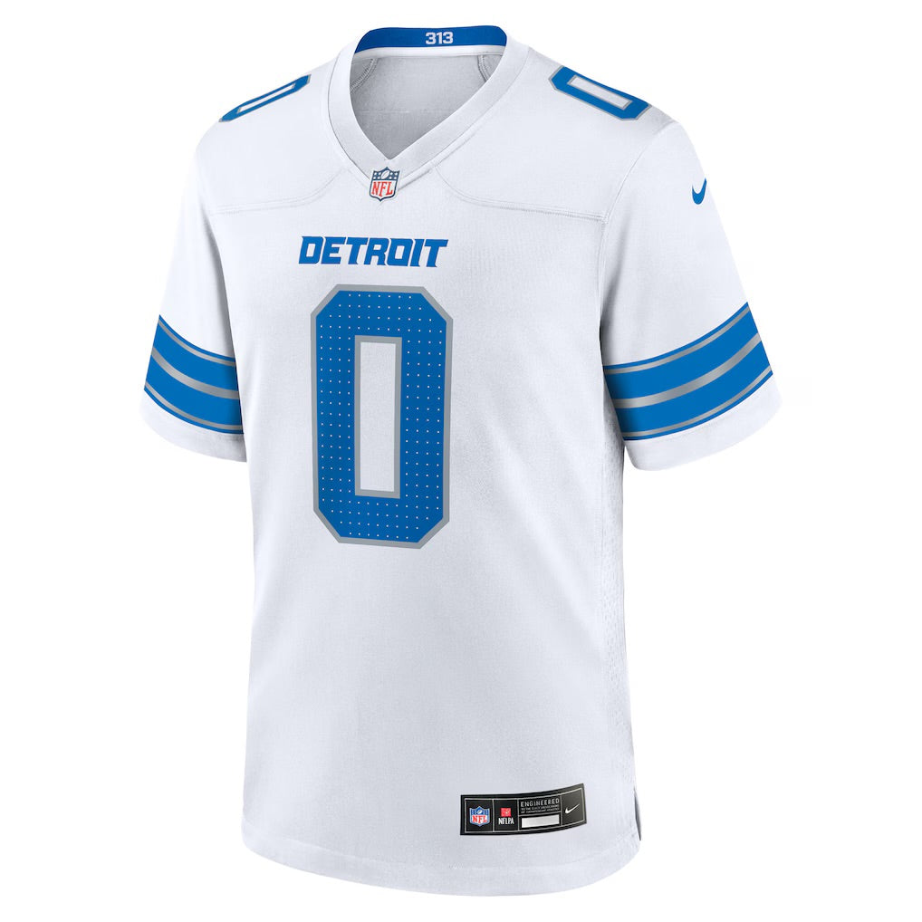 Camisa Detroit Lions Jahmyr Gibbs Branca
