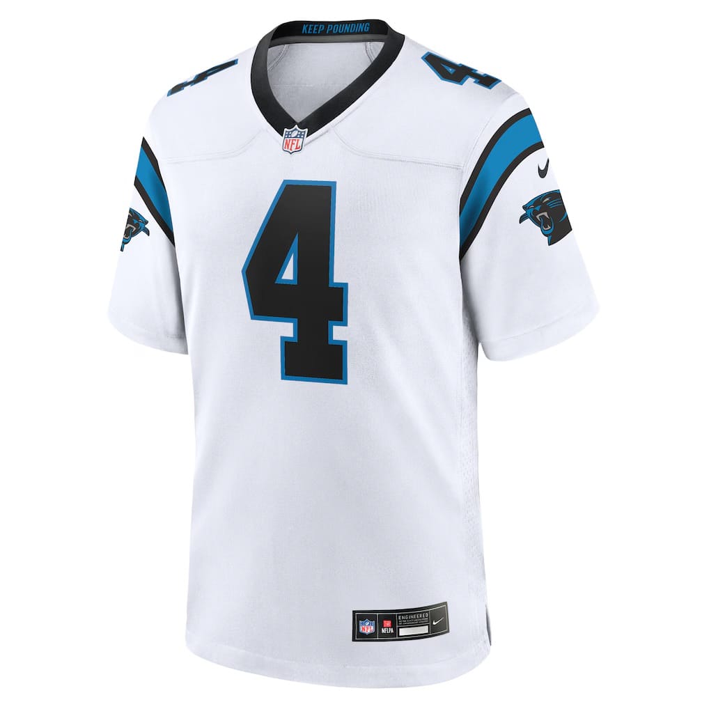 Camisa Carolina Panthers Tetairoa McMillan Branca