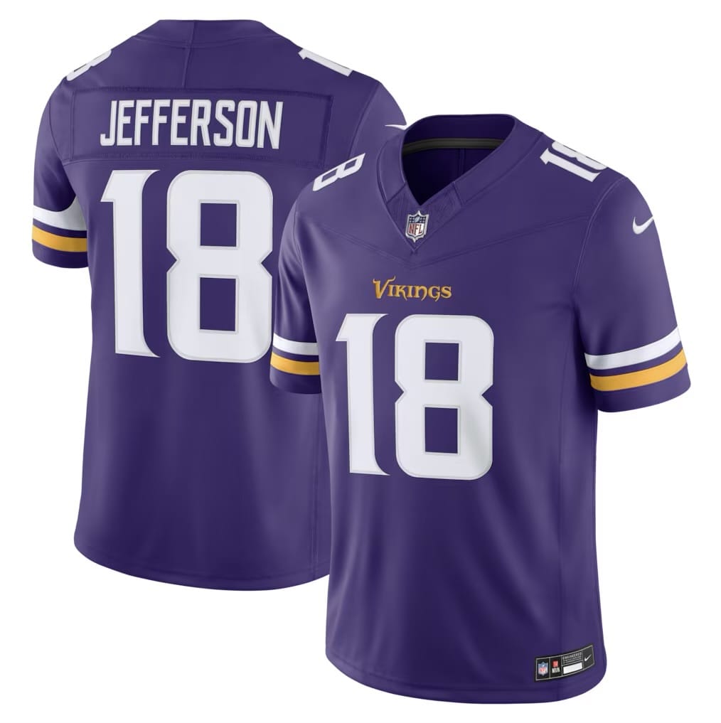 Camisa Minnesota Vikings Justin Jefferson Roxa