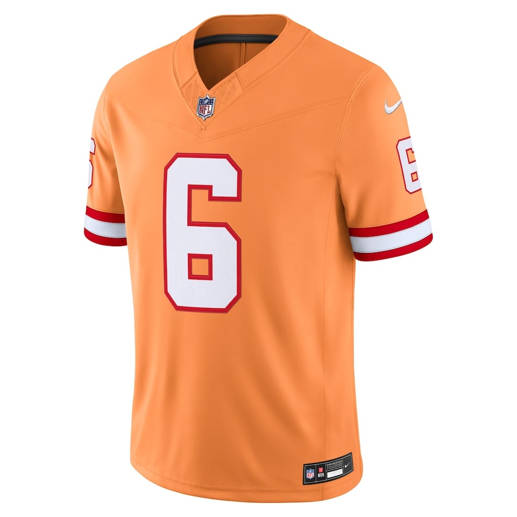 Camisa Tampa Bay Buccaneers Baker Mayfield Laranja