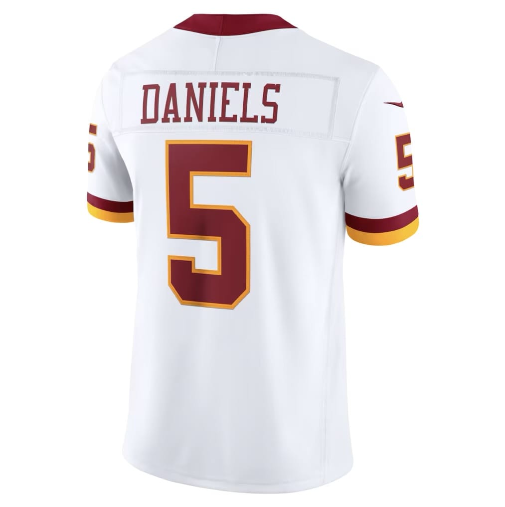 Camisa Washington Commanders Jayden Daniels Branca