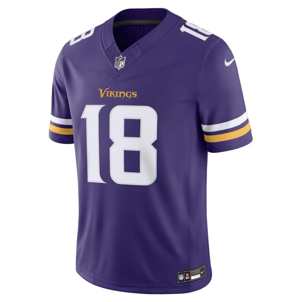 Camisa Minnesota Vikings Justin Jefferson Roxa