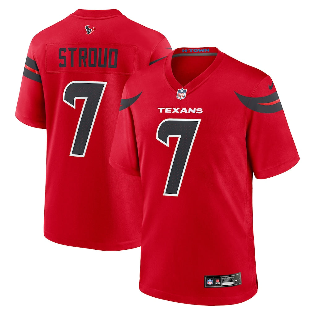 Camisa Houston Texans C. J. Stroud Vermelha