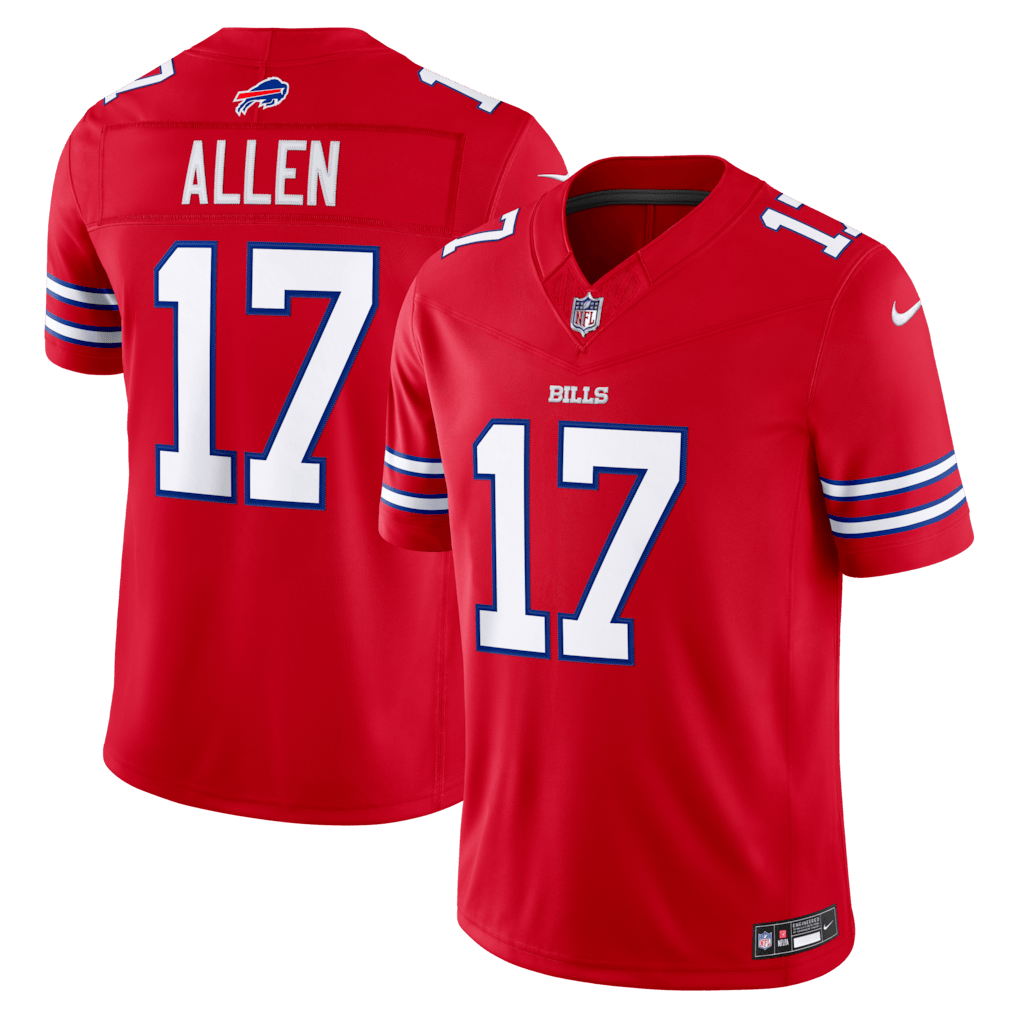 Camisa Buffalo Bills Josh Allen Vermelha