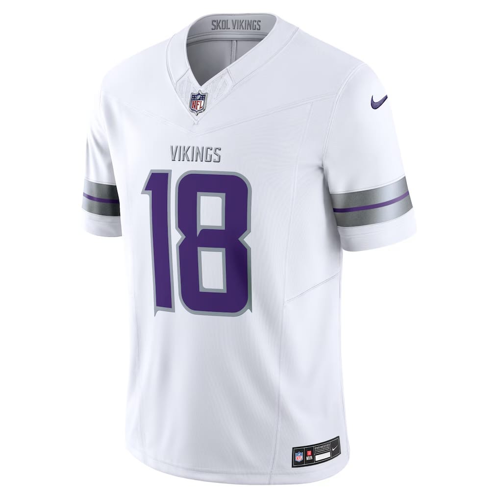 Camisa Minnesota Vikings Justin Jefferson Branca