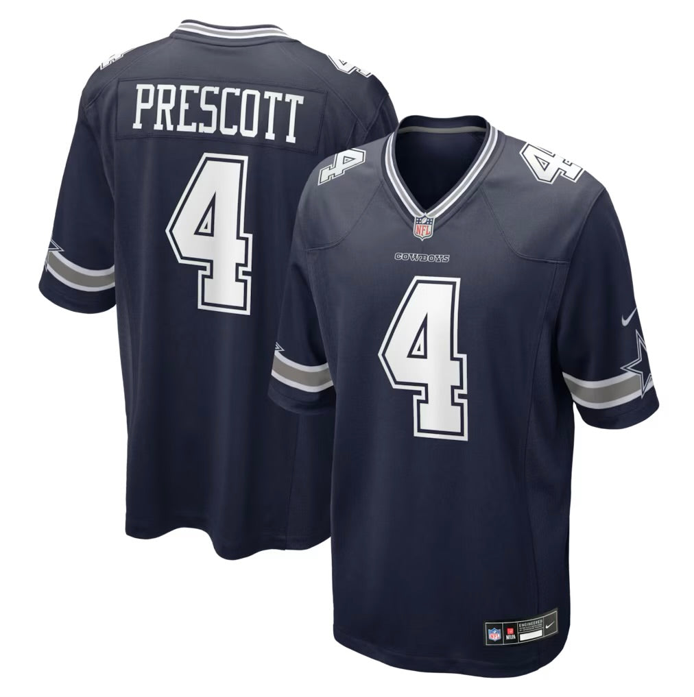 Camisa Dallas Cowboys Dak Prescott Azul