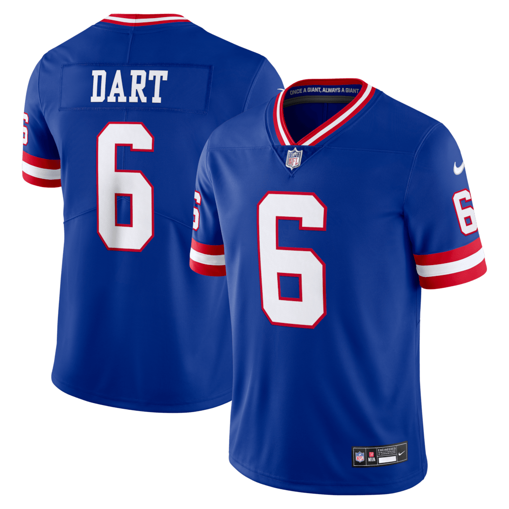 Camisa New York Giants Jaxson Dart Azul