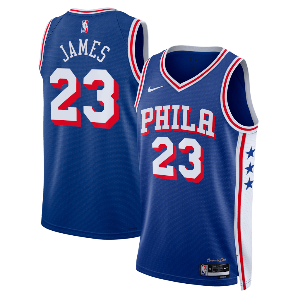 Regata Philadelphia 76ers LeBron James Icon Edition