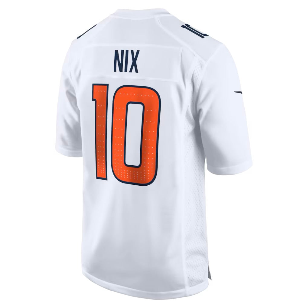 Camisa Denver Broncos Bo Nix Branca