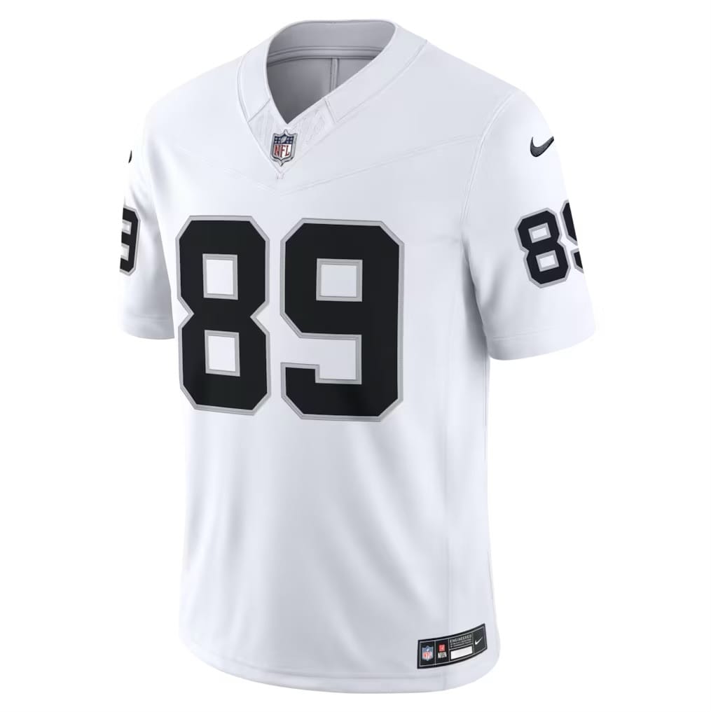 Camisa Las Vegas Raiders Brock Bowers Branca