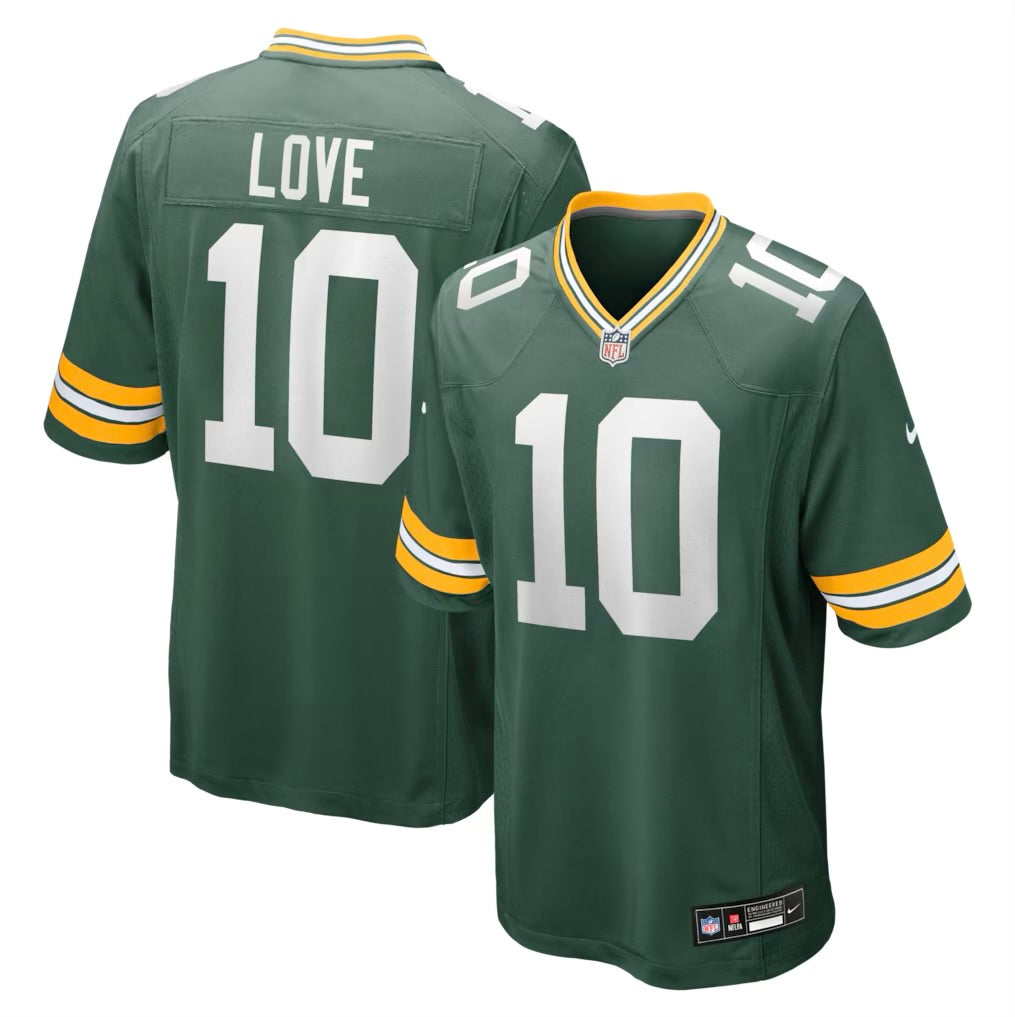 Camisa Green Bay Packers Jordan Love Verde