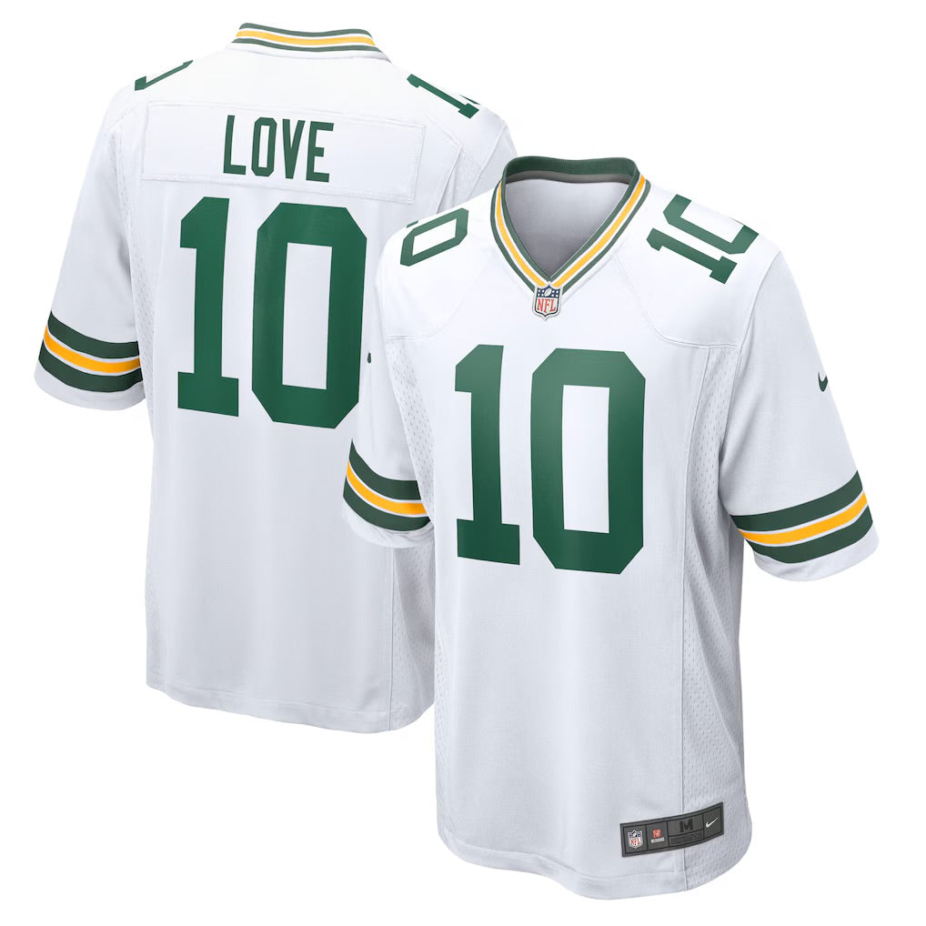Camisa Green Bay Packers Jordan Love Branca