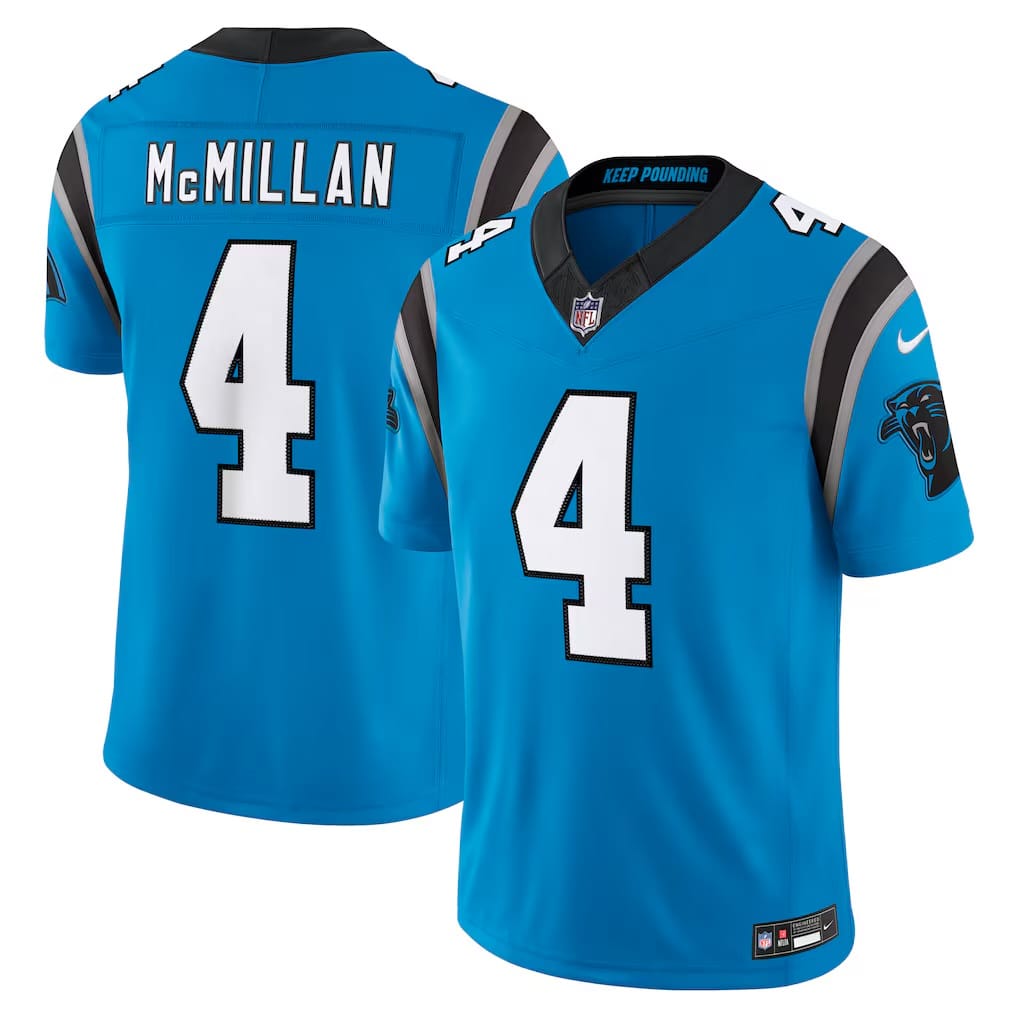 Camisa Carolina Panthers Tetairoa McMillan Azul