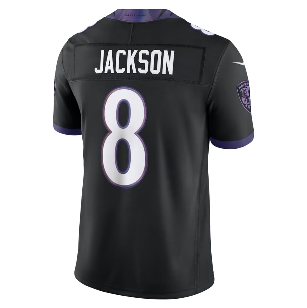 Camisa Baltimore Ravens Lamar Jackson Preta